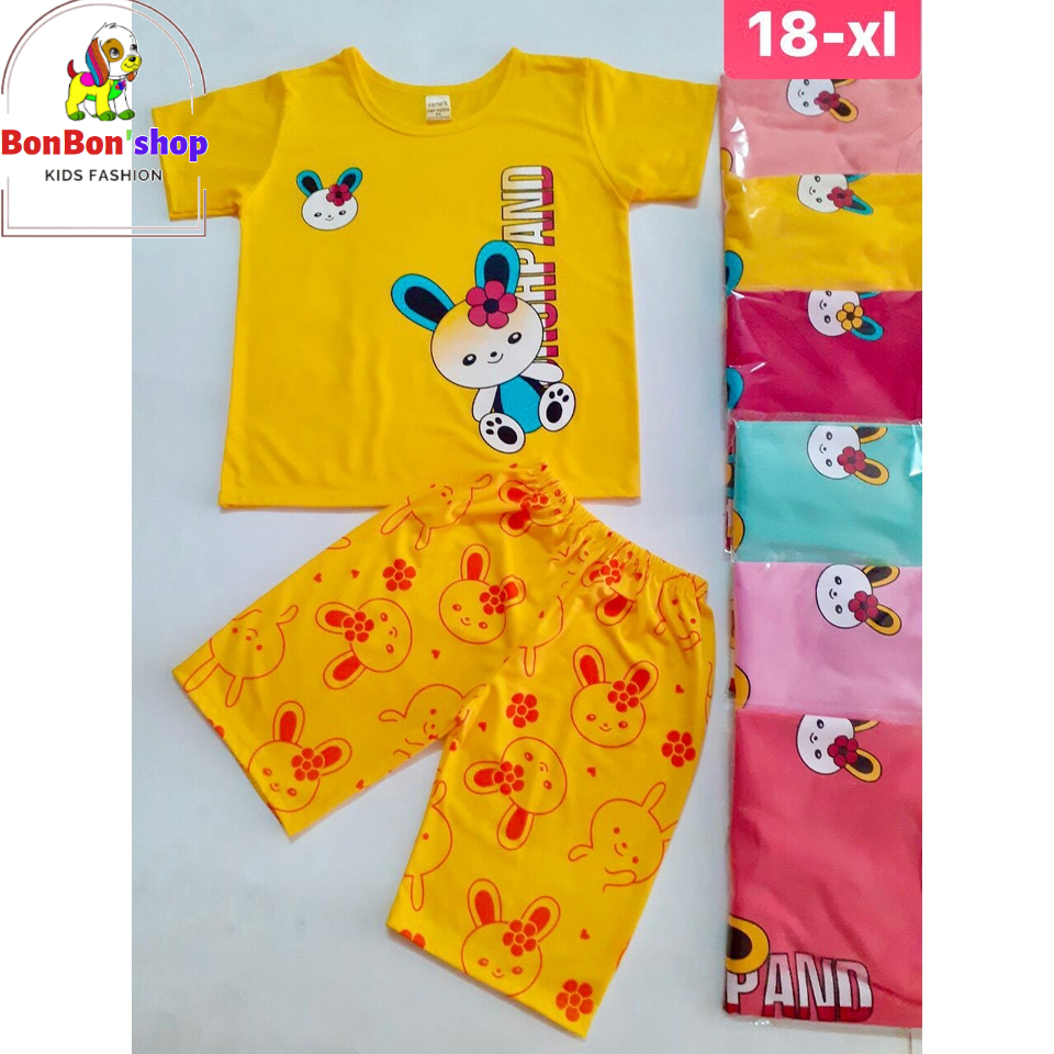 Bộ Đồ Lửng bé gái cotton (20-28Kg)chất liệu mềm mịn thoáng mát mẫu ngẫu nhiên