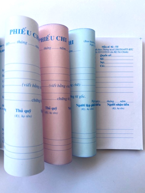 Phiếu chi 3 liên khổ 13x19cm ( 150 tờ )