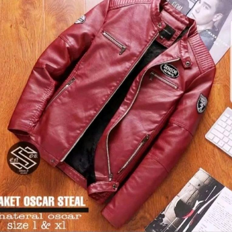 (Bsd) Áo Khoác Da Xẻ Tà Cao Cấp Mùa Xuân/Xe Máy/Xe Hơi/Xe Máy/Xe Hơi Đã Được Làm Bằng Lò Xo / Vải Mật Khẩu/Nấu Ăn/Xe Hơi/Xe Máy Áo Khoác Da / Áo Khoác Nam / Oscar Ste