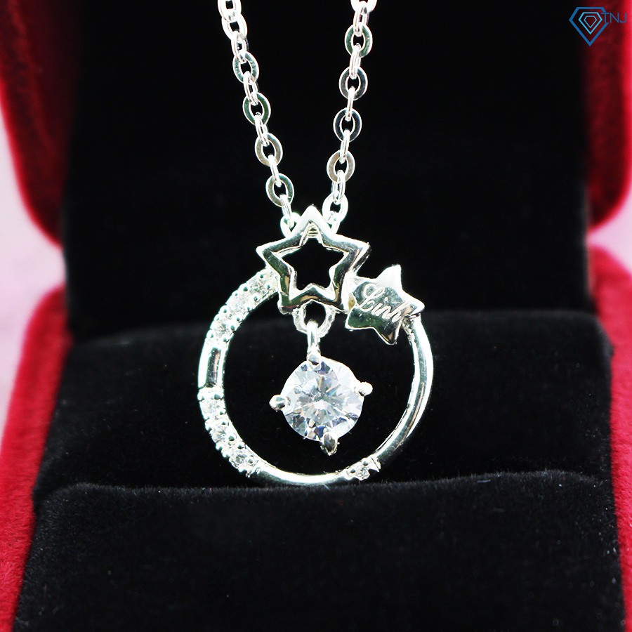 Dây chuyền bạc nữ đẹp khắc tên, vòng cổ nữ bạc ta khắc tên DCN0249 | BigBuy360 - bigbuy360.vn