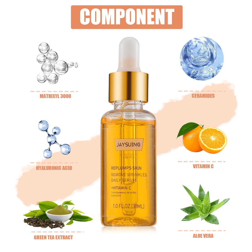 Serum Vitamin C 20% Dưỡng Da Mặt / Cổ / Mắt Chống Lão Hóa Giảm Nếp Nhăn