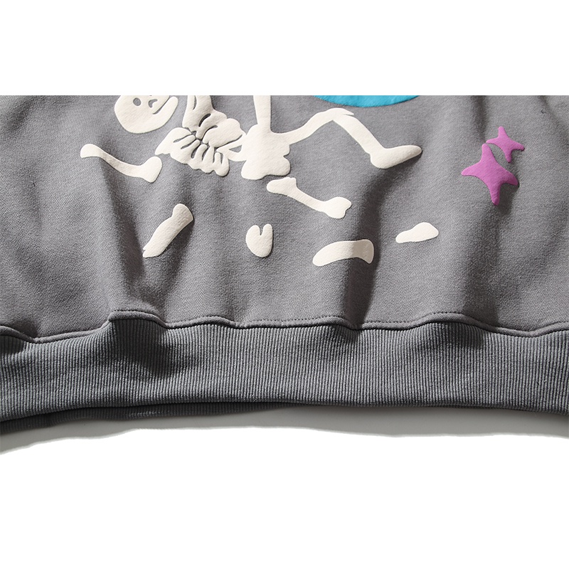 Áo Hoodie In Chữ Ba Chiều Phong Cách Retro Cho Cặp Đôi