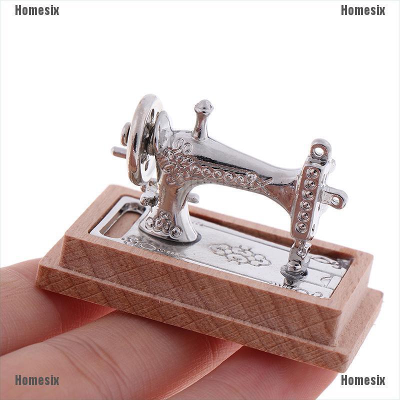 [HoMSI] 1:12 Dollhouse Miniature Furniture Sewing Machine Tailor Toy Doll House Decor SUU