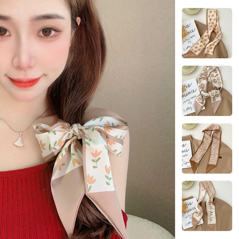 Khăn Quàng Cổ Bằng Lụa Màu Sắc Chất Lượng Cao