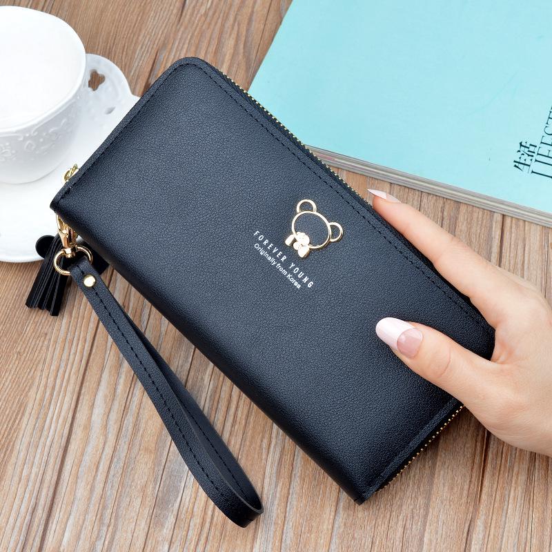 [Đài Loan Genesis] Ví Nữ Nữ Mẹ Ví Dài Túi Dây Kéo Túi Ly Hợp Phiên Bản Hàn Quốc Ví Đa Năng