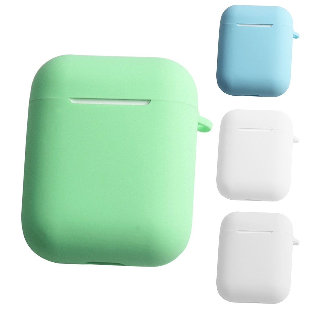 Vỏ Bảo Vệ Hộp Sạc Tai Nghe Airpods 1 / 2 Chống Trầy Kèm Phụ Kiện