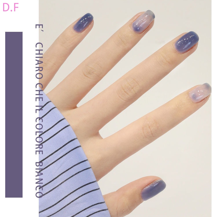 Keo Sơn Móng Tay Màu Xanh Dương Trong Suốt Chuyên Dùng