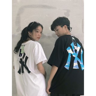 Áo phông, áo thun màu Đen big logo N.Y xanh _hàng VNXK, ảnh thật shop chụp