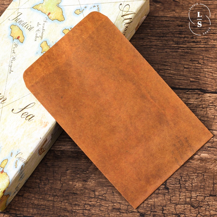 Phong Thư Giấy Kraft Đựng Thiệp / Thư Từ Tiện Lợi Phong Cách Cổ Điển Vintage