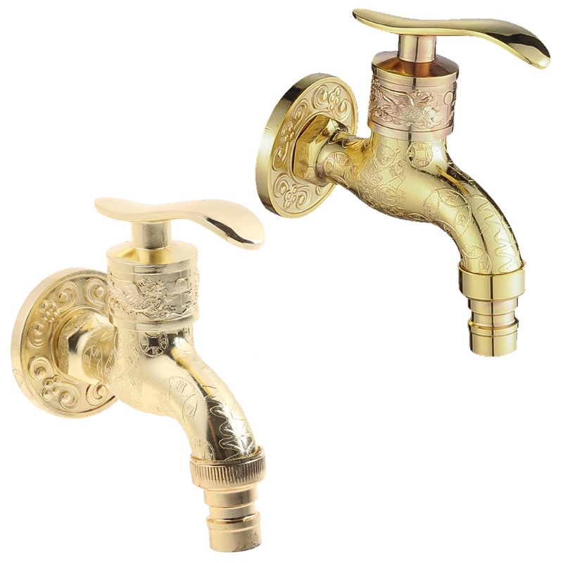 Nevada Vòi Nước Gắn Tường Bằng Đồng Vintage Cho Sân Vườn Ngoài Trời