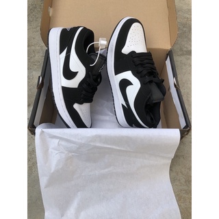 Giày thể thao sneaker jo_dan panda cổ thấp full box