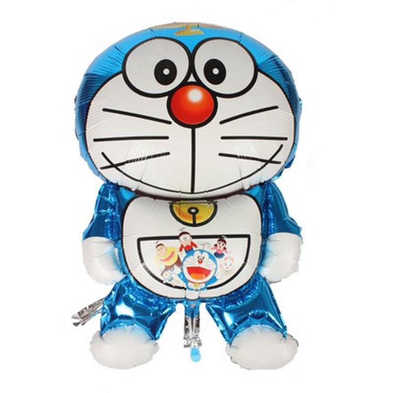 Bong bóng lá nhôm hình Doraemon 3d lớn 80cm