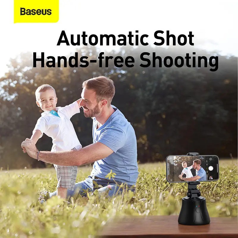 Chân máy chụp ảnh quay phim 360 độ Baseus tự nhận diện khuân mặt bluetooth 5.0