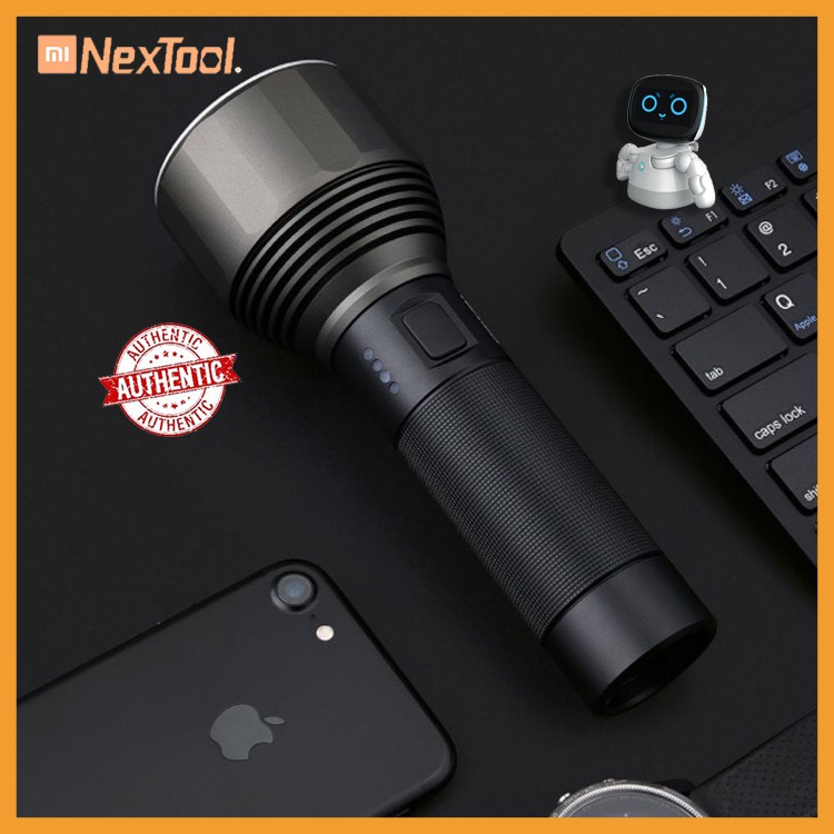 Đèn Pin Xiaomi Nextool Flashlight Cầm Tay Model ZES0417 Siêu Sáng Chống Nước Hợp Kim Nhôm Hàng Không Bền Bỉ [CHÍNH HÃNG]