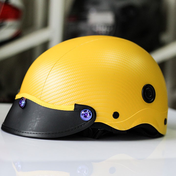 [ĐỦ MÀU] Mũ bảo hiểm màu sơn cacbon - ốc Titan Gr5