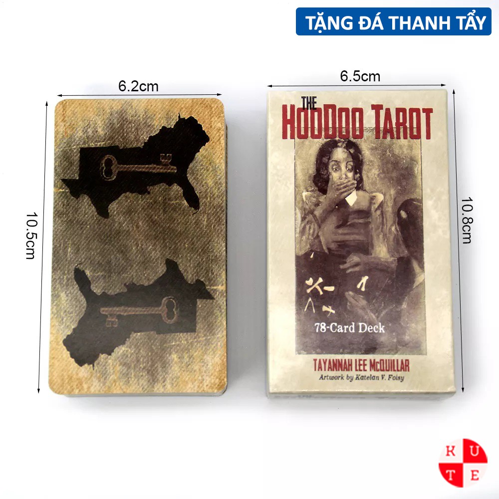 Bài Tarot The Hoodoo 78 Lá Bài Tặng Đá Thanh Tẩy C121