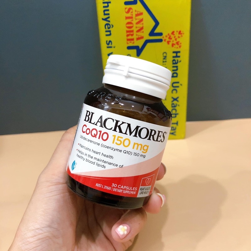 Viên Uống  Blackmores CoQ10 150mg & 300mg Úc Hỗ Trợ Sức Khoẻ Tim Mạch Chống Lão Hóa