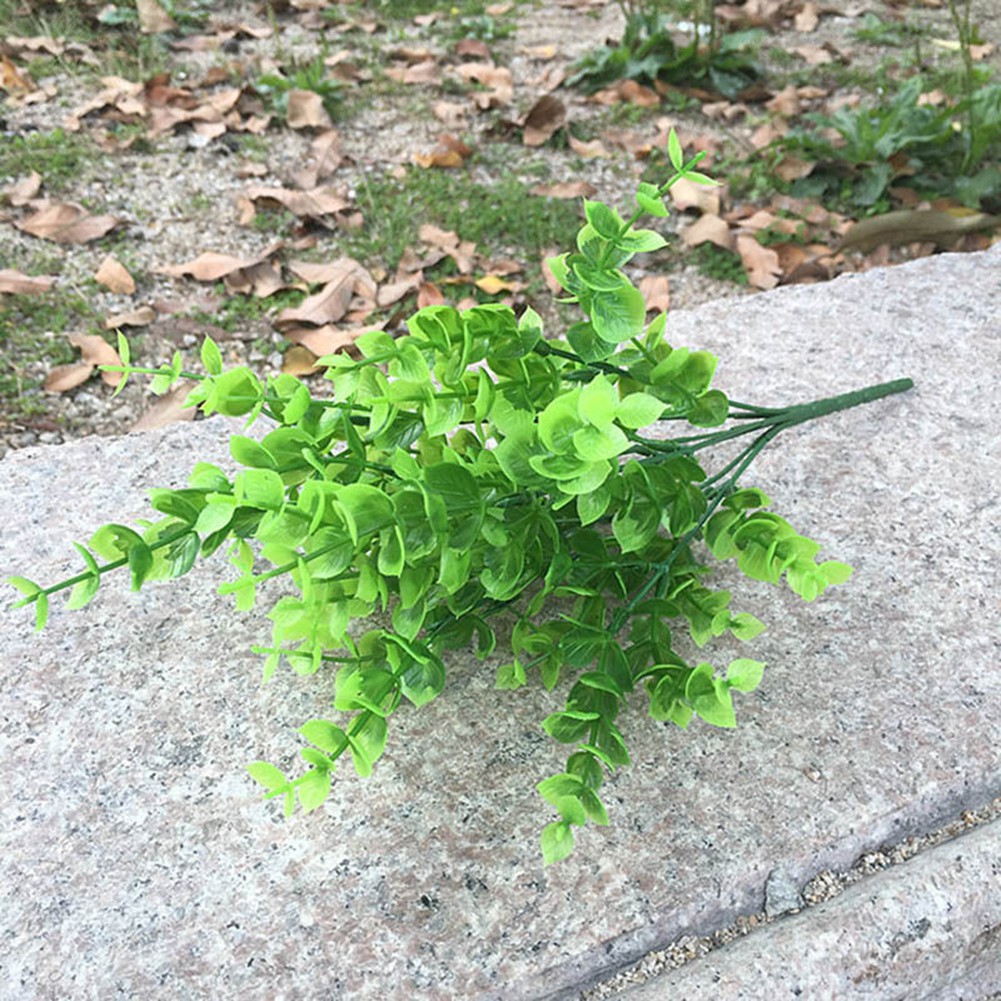 Bộ 7 nhánh cây khuynh diệp nhựa trang trí nội thất