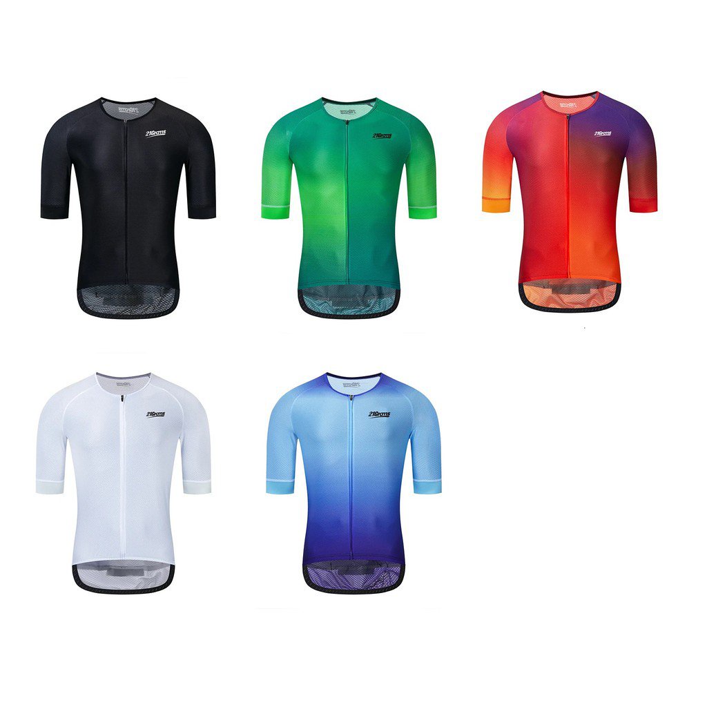 21GRAMS trong một thời gian giới hạn Áo đi xe đạp ngắn tay Áo xuống dốc Jersey Bụi bẩn Xe đạp Jersey