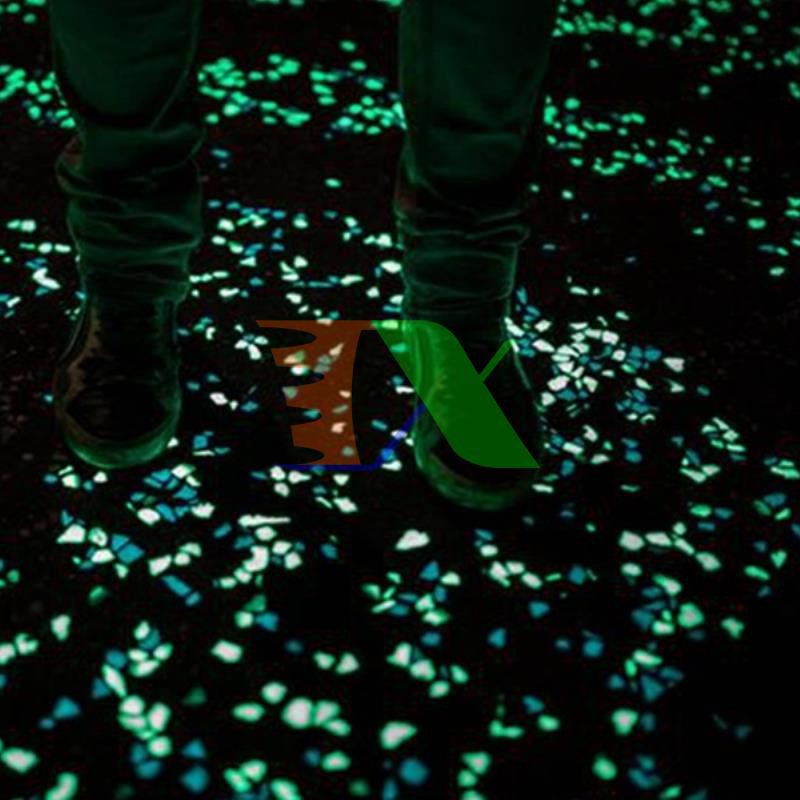 Bộ 100 viên sỏi phát sáng (sỏi dạ quang) chuyên dụng cho bể cá phát sáng trong đêm (Xanh neon)