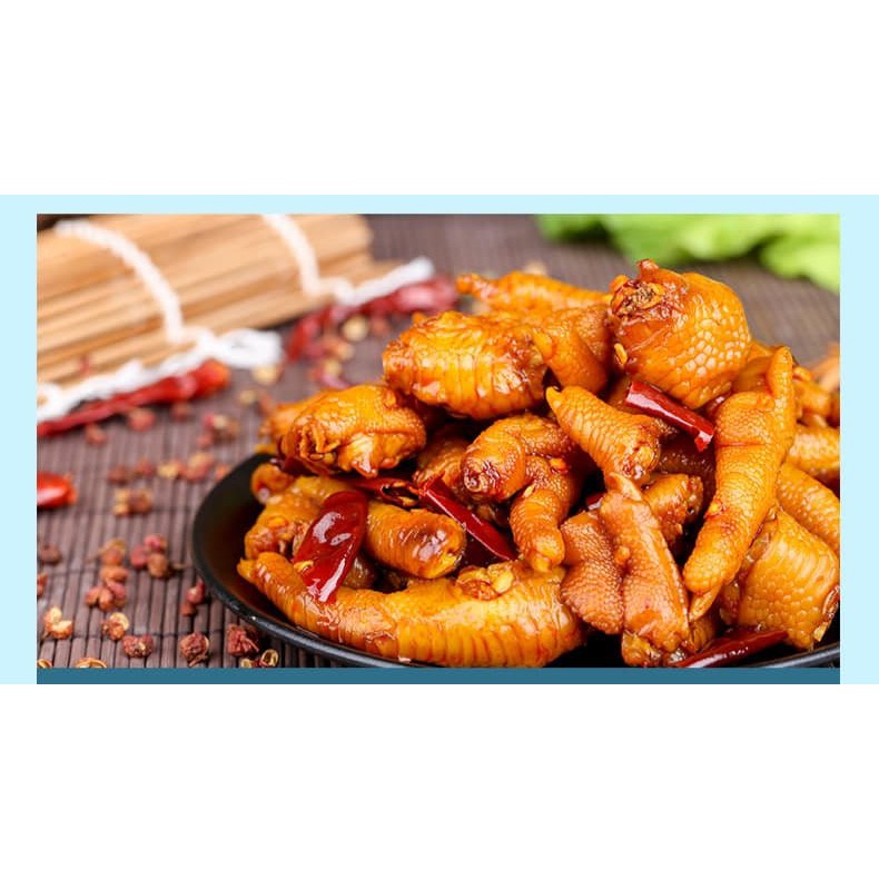 Chân Gà Cay Vị Xì Dầu Hey Yo (Chili Chicken Feet) 80Gr - Món Ngon Mỗi Ngày