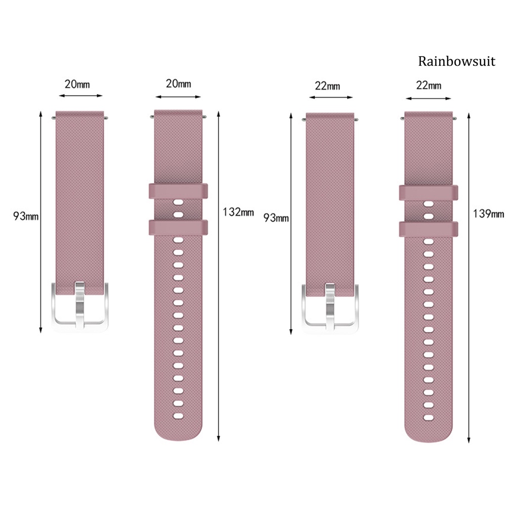 Dây Đeo Silicon Mềm Thay Thế Cho Đồng Hồ Garmin Venu SQ/Venu/Vivo Active 3 4/Forerunner 245 20mm/22mm