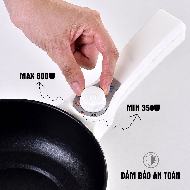 NỒI LẨU MINI ĐA NĂNG SHANG HOU, NỒI ĐIỆN ĐA NĂNG HẤP CHIÊN XÀO ĐỦ COMBO DÀNH CHO NHÀ BẾP NHỎ XINH - BẢO HÀNH 3 THÁNG