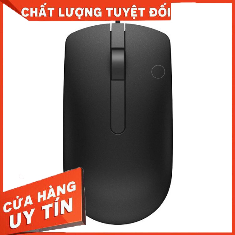 Chuột vi tính văn phòng, học tập có dây dây rút cực tiện lợi Dell MS116 Rút