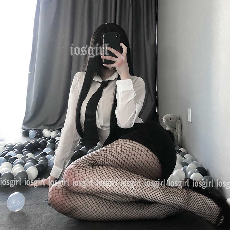 Đồ ngủ cosplay sexy nữ thư ký công sở cà vạt gợi cảm quyến rũ 509