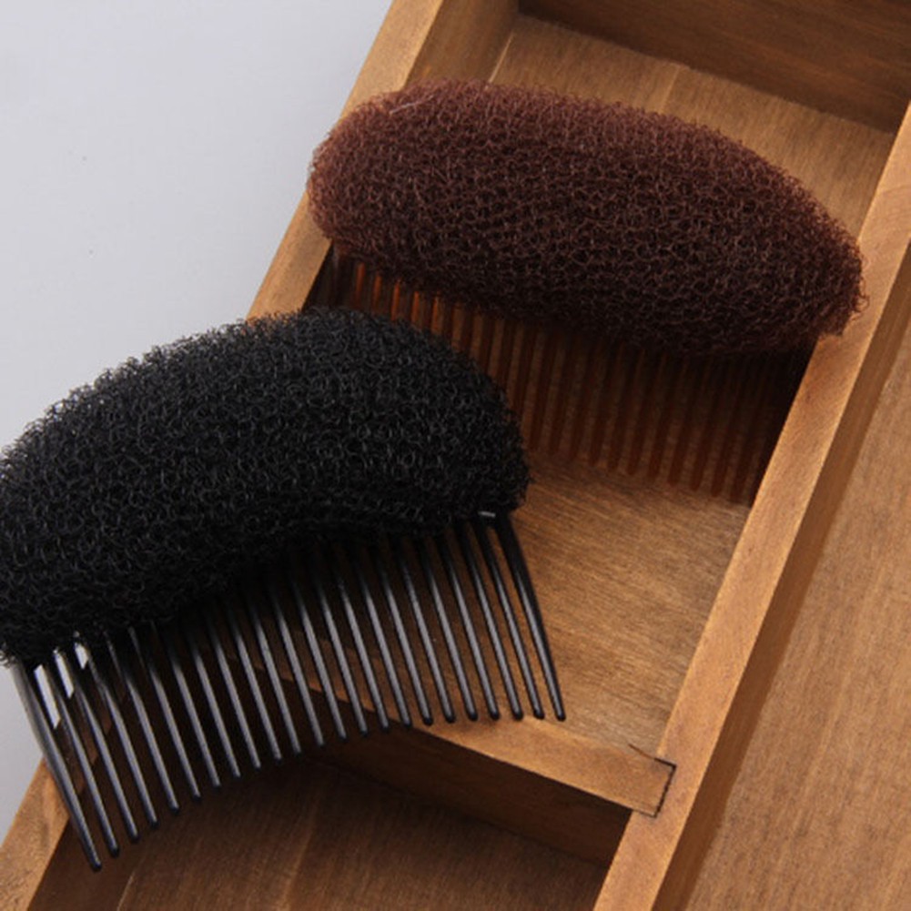 Kẹp tích hợp lược búi tóc tạo kiểu chất liệu nhựa resin tiện dụng