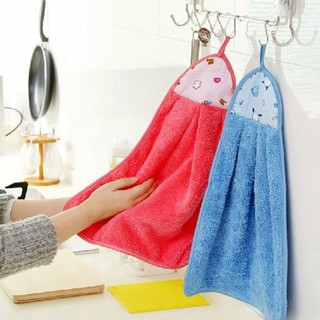 Khăn lau bếp có móc treo hình tam giác 00362