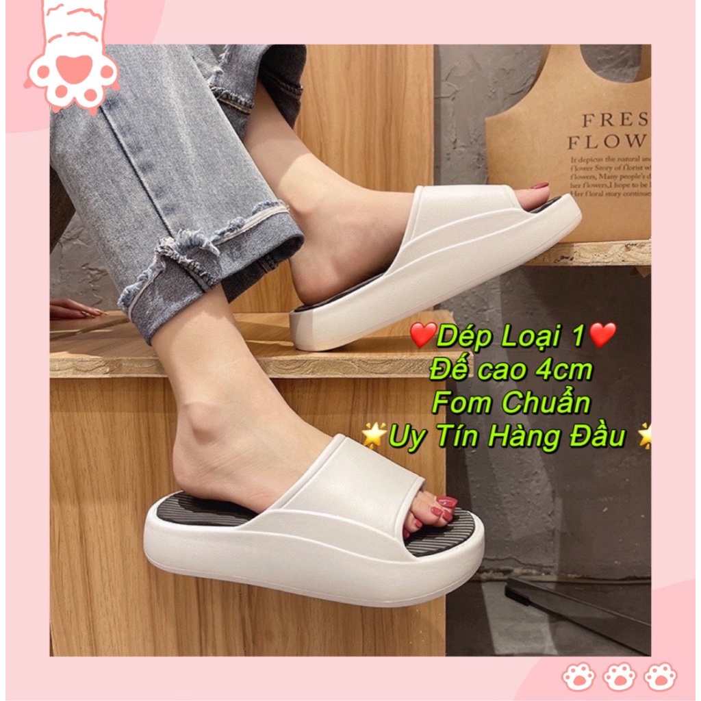 Dép đúc quai ngang  🔥 CỰC ĐẸP 🔸 dép đúc nguyên khối nam nữ cao 5cm, êm chân, chống trơn trượt. MSP 0178088