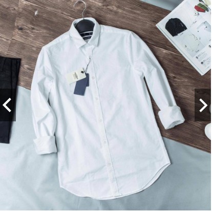 Áo sơ mi nam dài tay xám, vải oxford nhám cao cấp