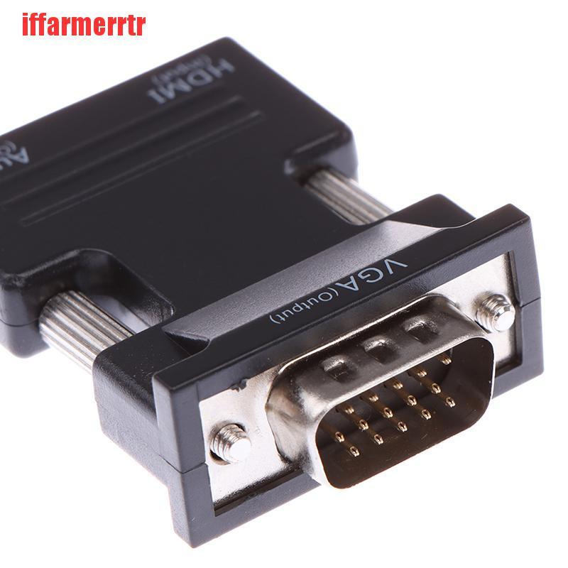 Bộ Chuyển Đổi Hdmi Cái Sang Vga Có Đầu Ra Âm Thanh Hỗ Trợ 1080p