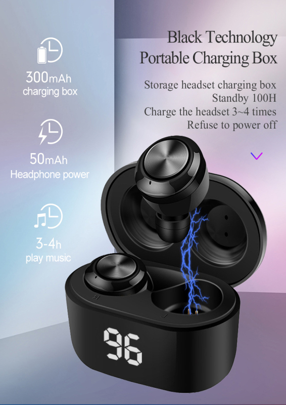 Tai Nghe Nhét Tai Mini Bluetooth Không Dây A6 Âm Thanh TWS Nổi Cho Tai Nghe Thể Thao Chơi Game