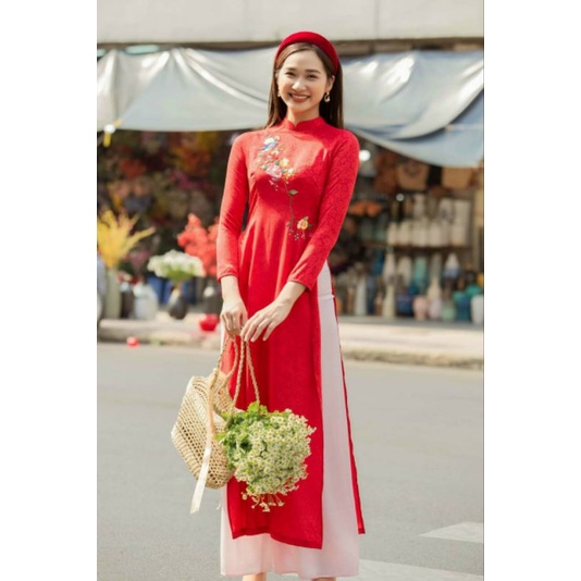 🥰 Sét áo dài tết 4 tà  mẹ bé đẹp cao cấp vải mềm đẹp  giá sỉ . hàng thiết kế