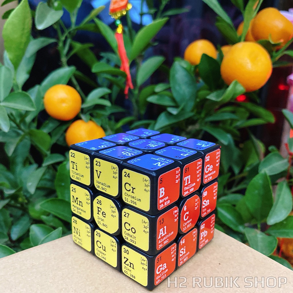 Rubik Hoá học bảng tuần hoàn nguyên tố siêu đẹp - Periodic Cube