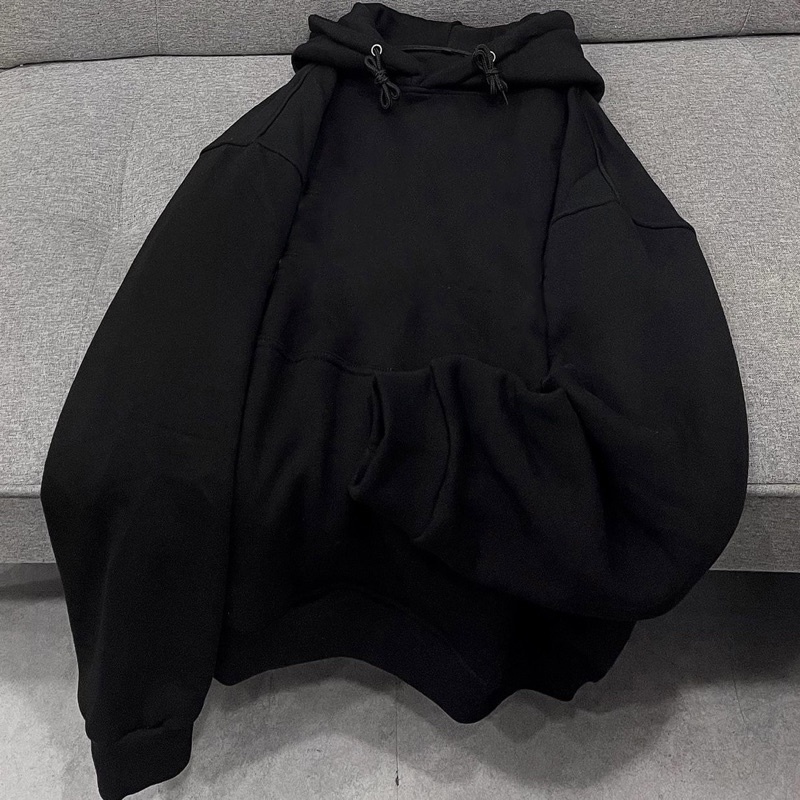 Áo Hoodie Basic Chất Nỉ Ngoại Cotton Dày Dặn Unisex