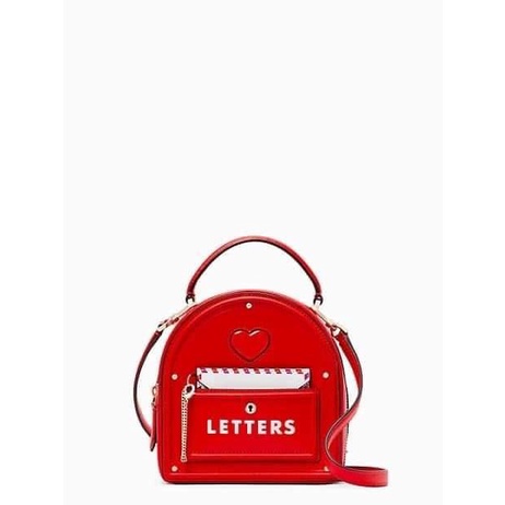Valentines Day Mailbox Crossbody Bag Kate Spade -Balo Túi Nữ Màu Đỏ