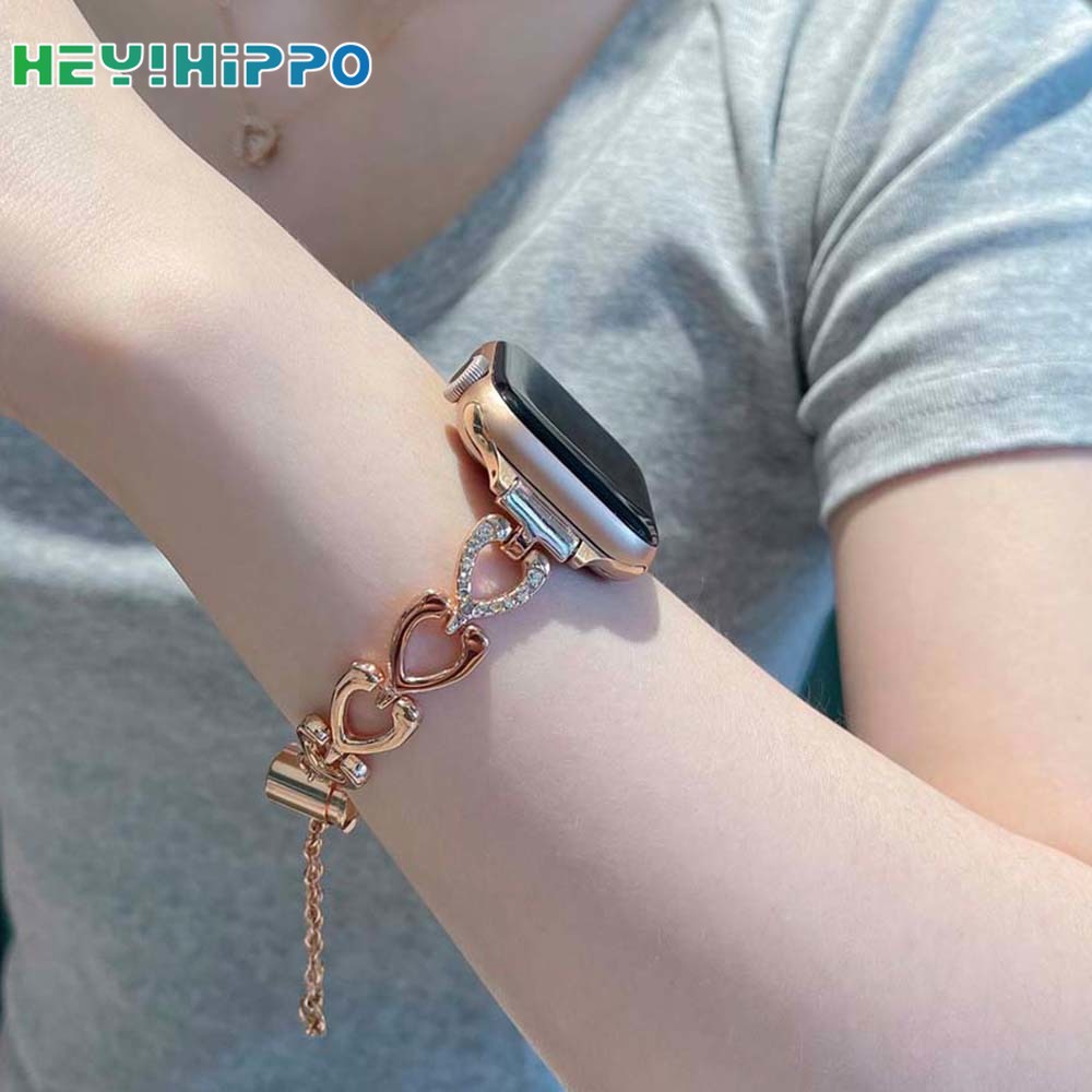 Dây Đeo Inox Cho Đồng Hồ Thông Minh Apple Watch Series 7/6/SE/5/4 45/44/42/41/40/38mm