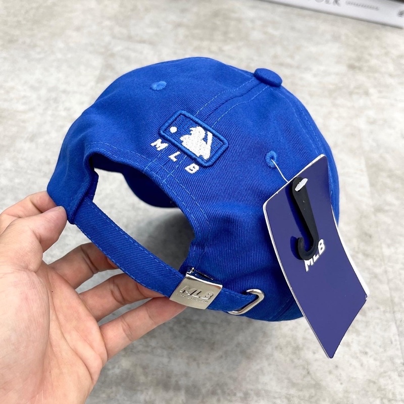 Mũ lưỡi trai MLB basic xanh coban thời trang