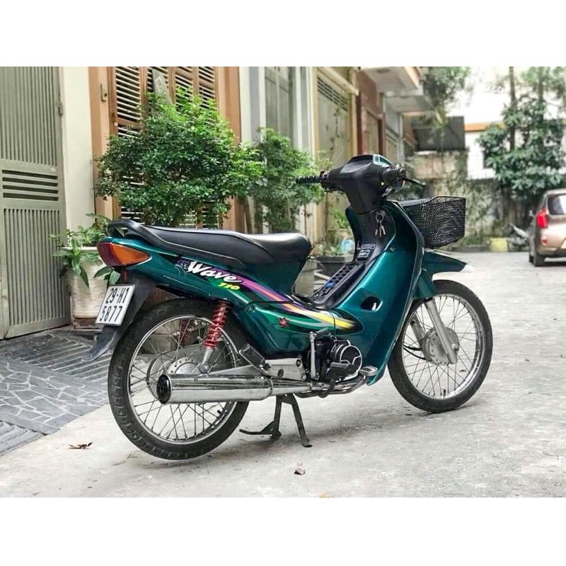 BỘ VỎ NHỰA WAVE XANH RÊU kèm tem