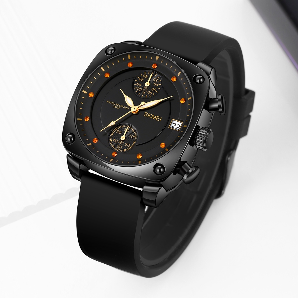Đồng Hồ Quartz Nam Hiển Thị Ngày, Chống Thấm Nước 50m SKMEI 1903
