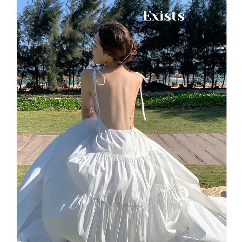 Maxi hở lưng cột dây - 240 | BigBuy360 - bigbuy360.vn