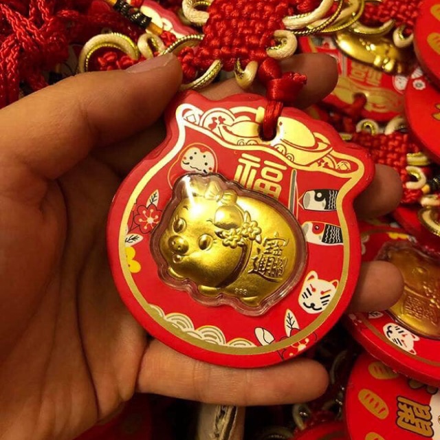 Khánh treo xe heo bạc