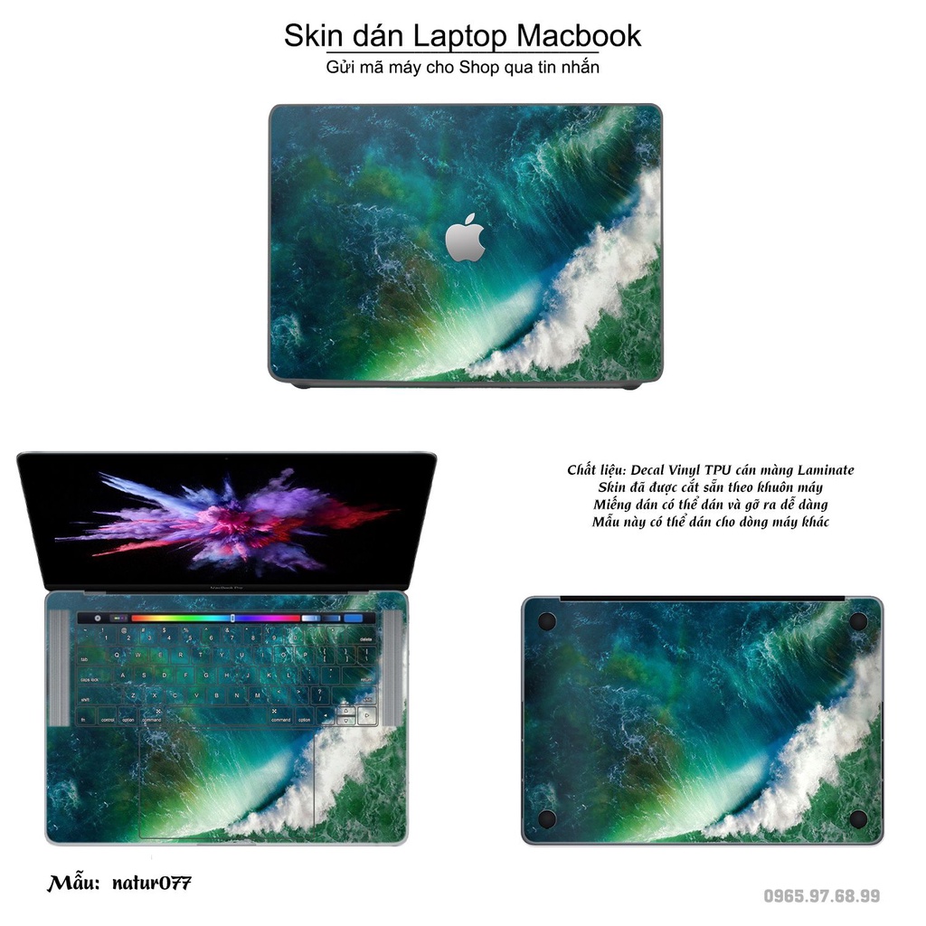 Skin dán Macbook mẫu phong cảnh (đã cắt sẵn, inbox mã máy cho shop)