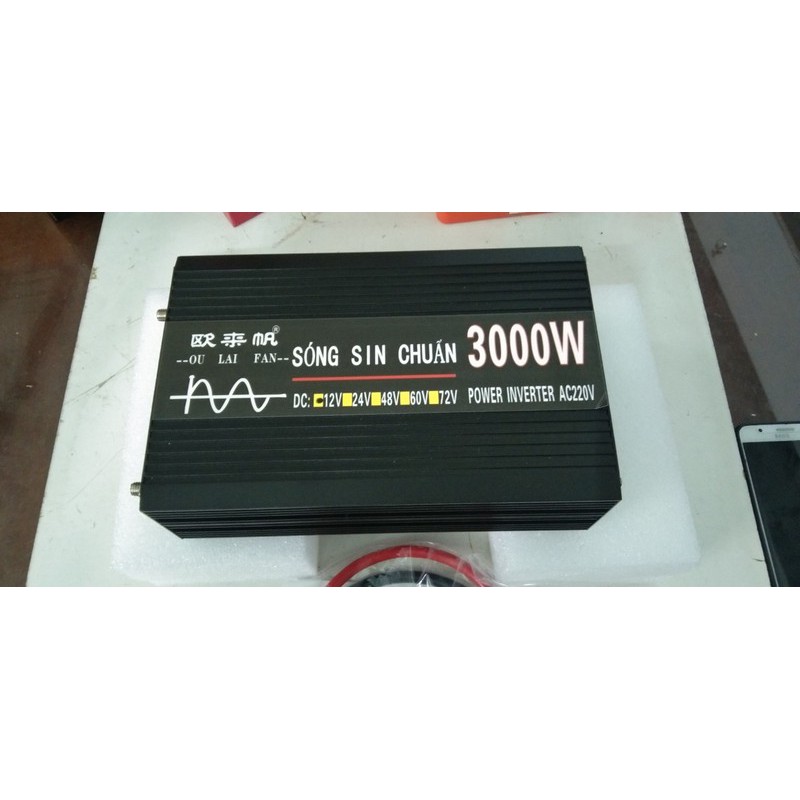 KICH ĐIỆN INVERTER 12V 3000W SIN CHUẨN - 12V 3000W SÓNG SIN CHUẨN