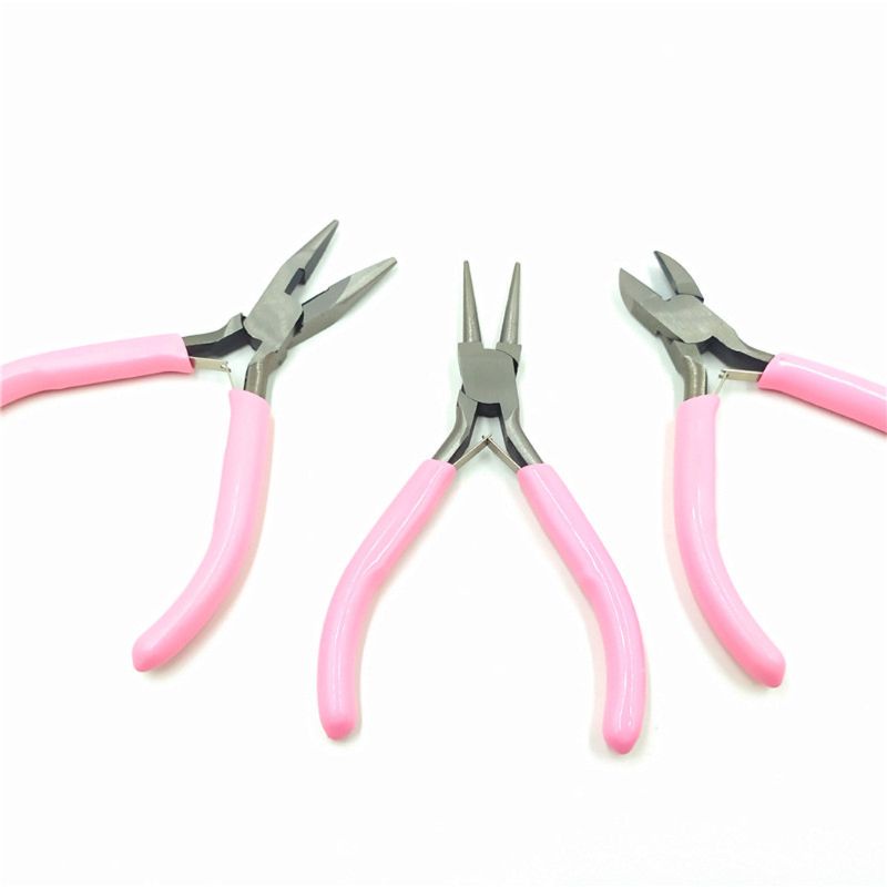 Set 3 Kìm Làm Trang Sức Màu Hồng