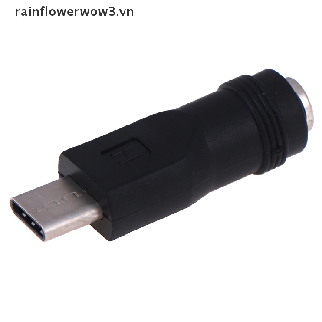 1 Giắc Cắm Chuyển Đổi 5.5 * 2.1mm Female Sang Type-C 3.1 Male 90 / 180 Độ DC