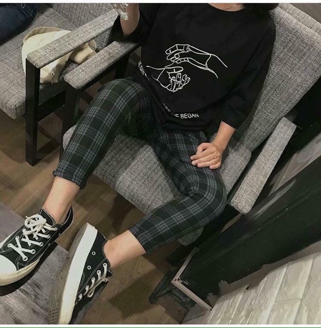 Quần Sọc. Quần caro . Quần PLAID PANTS. Quần UNISEX